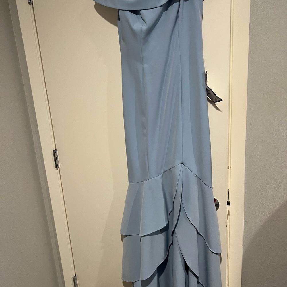 Elegant Blue Women's Dress